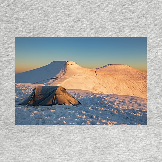 Corn Du and Pen y Fan Wild Camp Sunrise by dasantillo